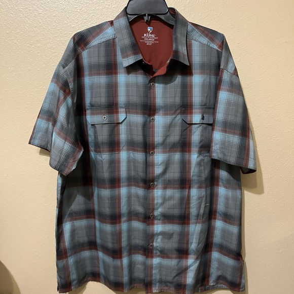 Kuhl Other - Kuhl Shirt Mens XXL  Button Up Short Sleeve Lightweight Shirt!!